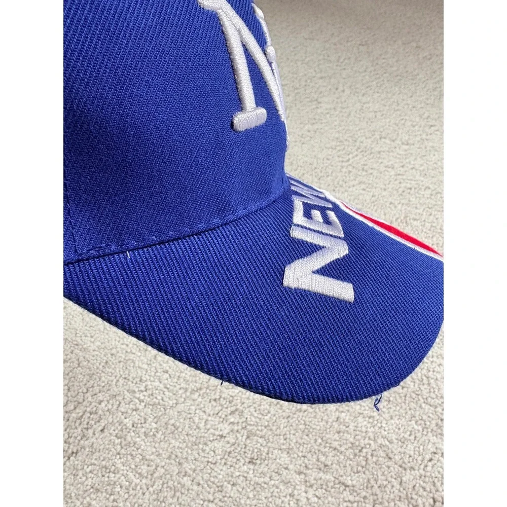 Mingxingcap Baseball Hat Wool Acrylic NY New York NEW One Size Blue Adjustable